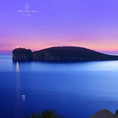 Hotel Punta Negra Alghero Territorio Capocaccia Notturna